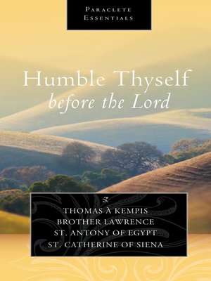 cover image of Humble Thyself before the Lord